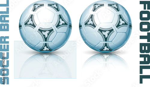 soccer ball, Football isolated on white Background, leather soccer ball, Soccer ball illustration for the web 