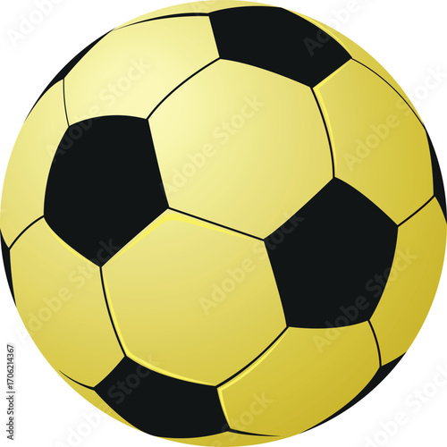 soccer ball, Football isolated on white Background, leather soccer ball, Soccer ball illustration for the web 