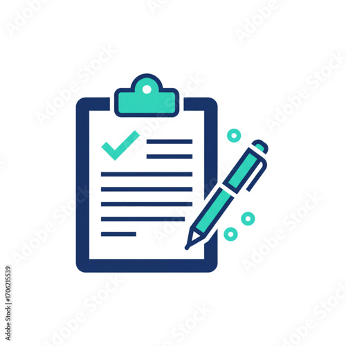 Checklist Icon – Business Task Management Vector