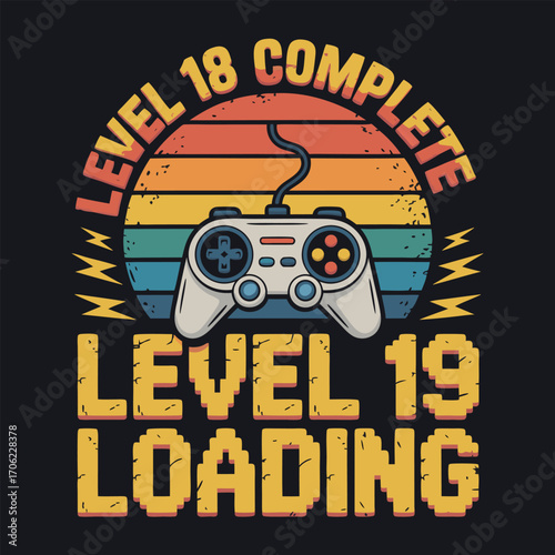 Level Complete Controller Sunset video game controller