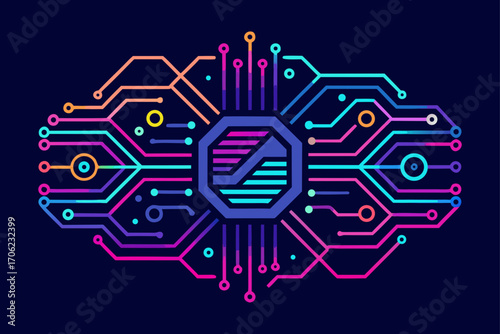 circuit board background
