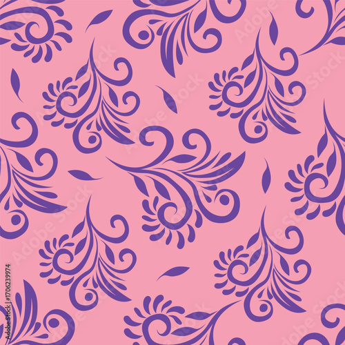 cute flower pattern image for fabric textile or wall decoration
