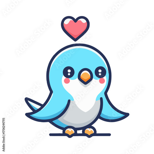 
lovebird illustration design
