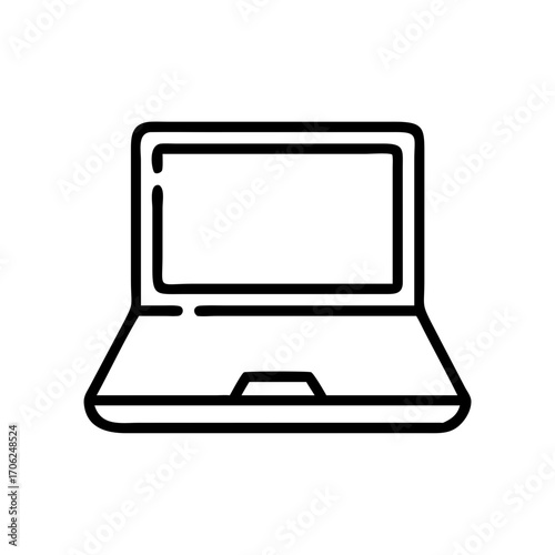 Minimalist vector illustration of stacked papers, symbolizing organized files and information management in an efficient office setting