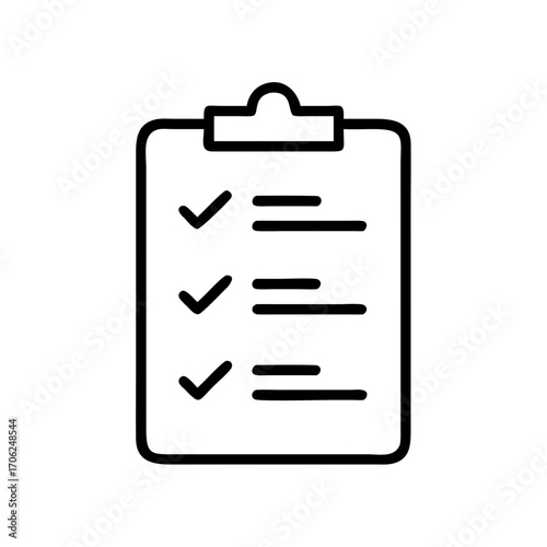 Simple Line Icon of a Three-Drawer Filing Cabinet or Storage Unit
