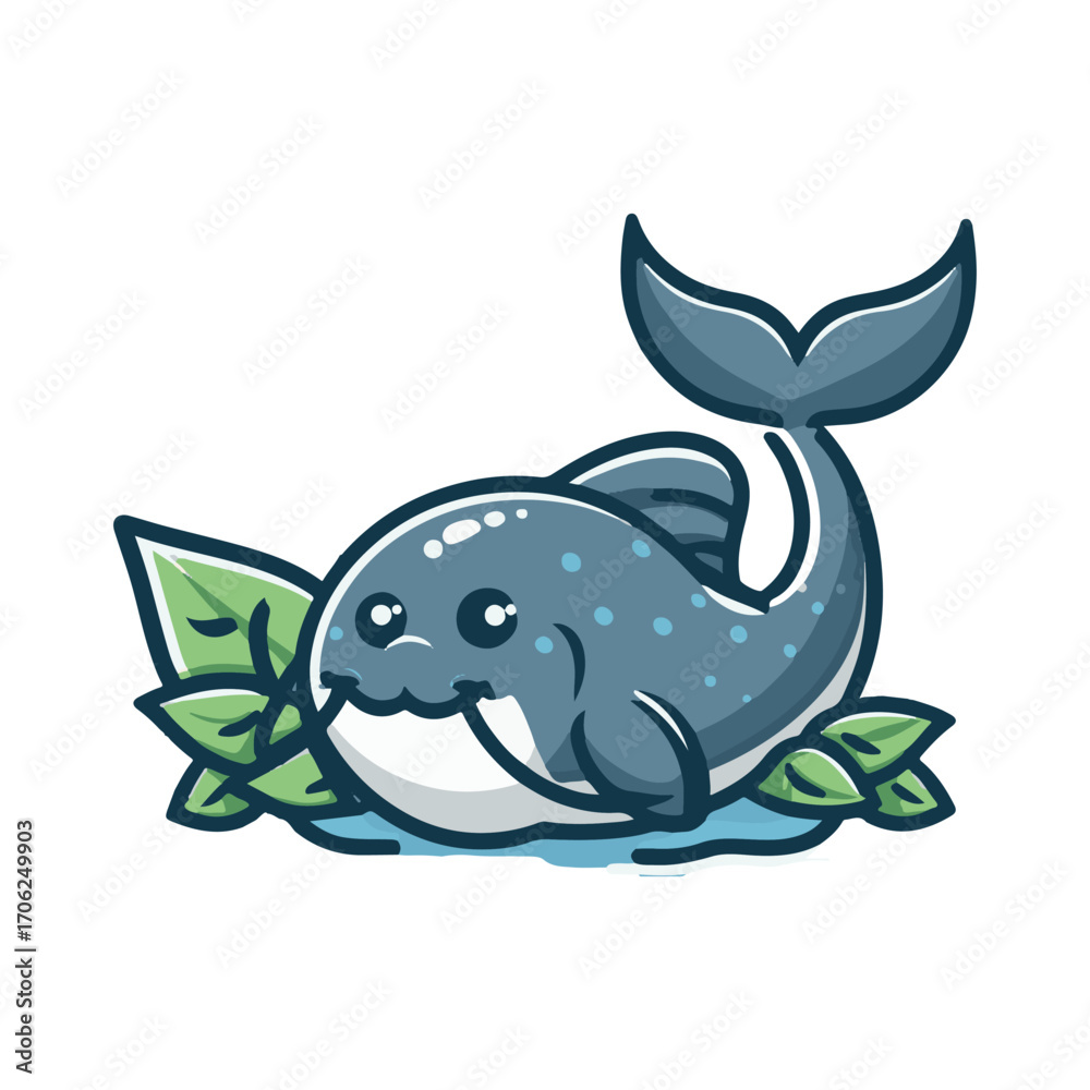 Obraz premium catfish illustration design
