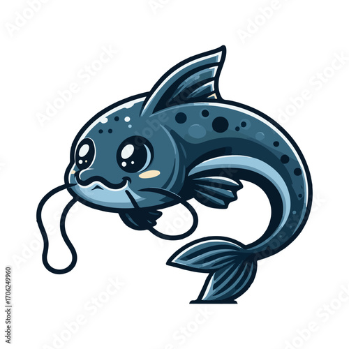 
catfish illustration design