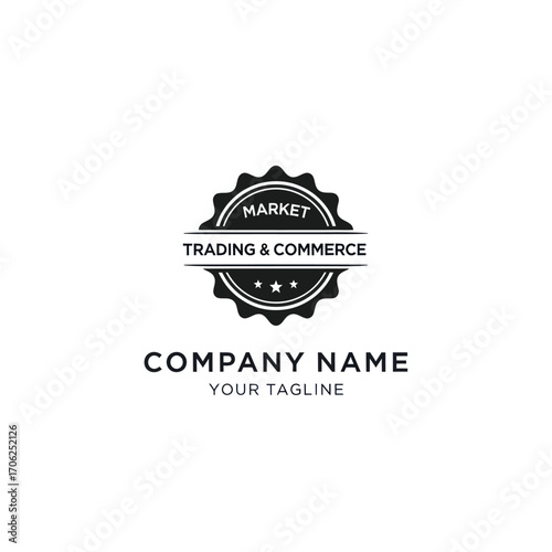 A stylized logo for a trading and commerce company.