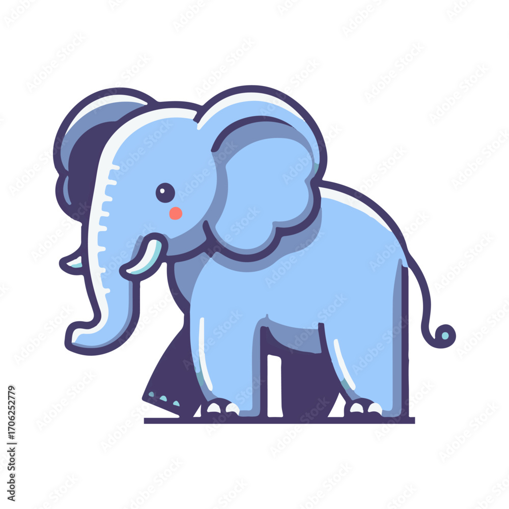 Obraz premium elephant illustration design