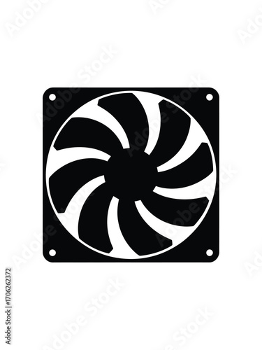 Computer cooling fan blade design