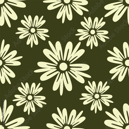 cute flower pattern image for fabric textile or wall decoration
