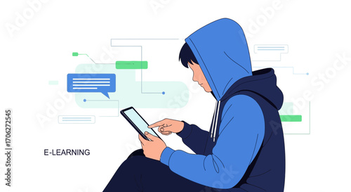 Online Learning Platform: Student Utilizing Digital Technology for Knowledge Acquisition