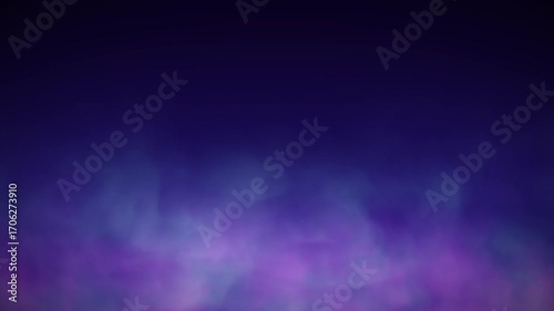 magical mystical fairy or witches and wizzard magic clouds of smoke and fog billowing with bright pastel colours of mint green, vibrant pink and cool blue against a deep purple background 4K animation