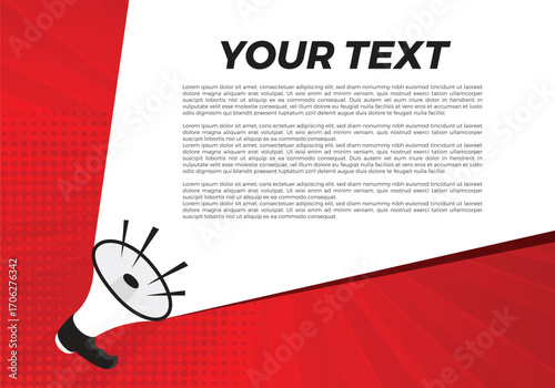 Announcement banner. Notice announcement post background, Hot News Banner Design Template.
Rendering of announcement banner background. Big Sale Special Offer Concept.
