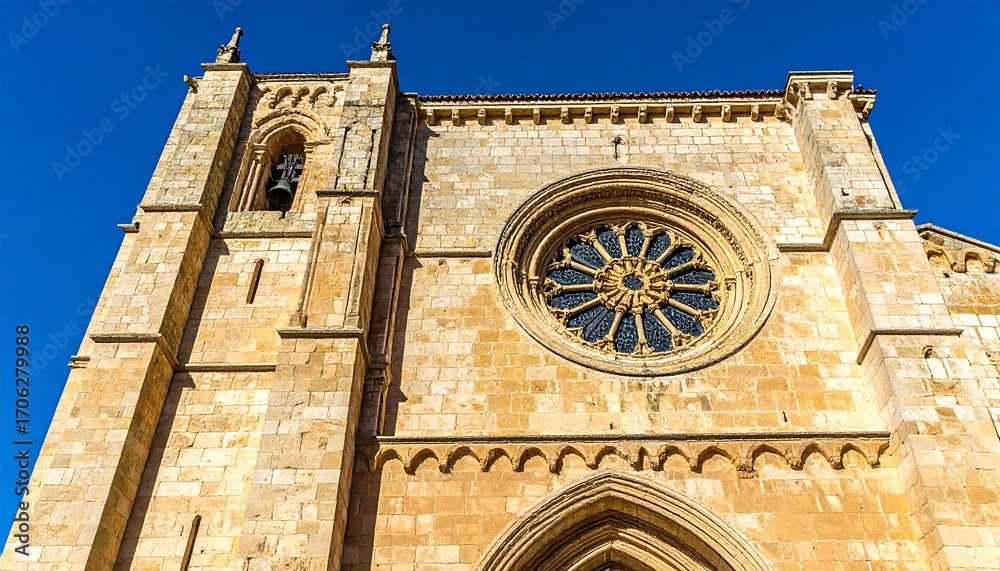 Fototapeta premium Architectural detail of a church facade