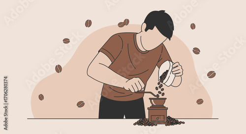 Preparing Coffee: The Art Of Grinding Beans For A Perfect Cup Of Coffee