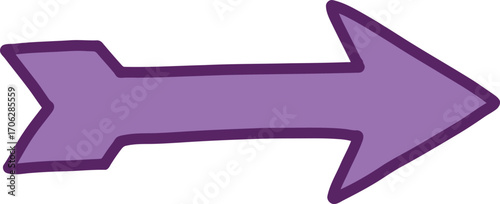 a simple purple arrow pointing to the right side