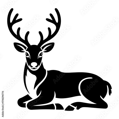 Reindeer Laying Down
