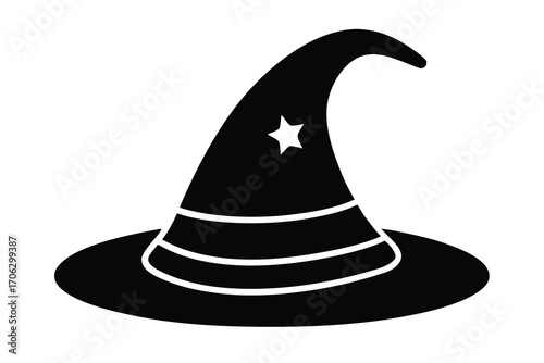wizard hat vector art