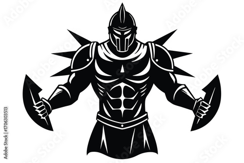 gladiator vector art