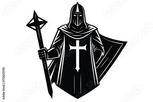 paladin cross vector art