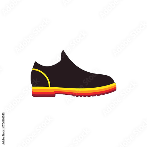Highlighter Pen Vector Illustration with Orange and Yellow Gradient