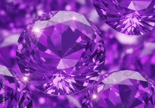 Elegant amethyst crystal background