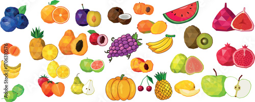 Vegetables and greens vector collection with cabbage radish pumpkin mushroom eggplant tomato healthy harvest illustration
