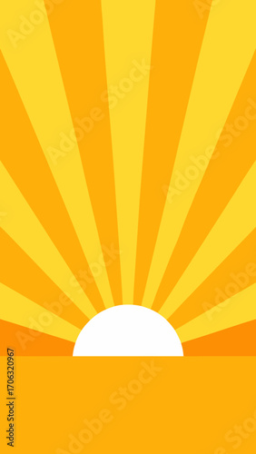 Warm summer sunlight illuminates the sea at sunset, casting orange and yellow colors across the sky and clouds
