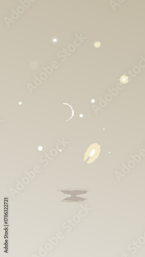 drop of water on the ground