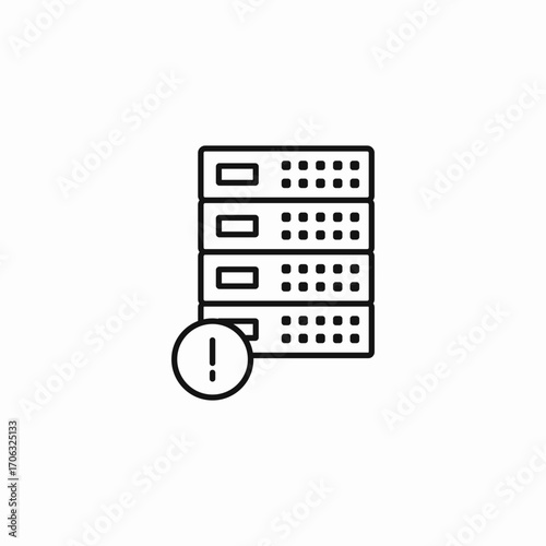 server error icon icon sign vector
