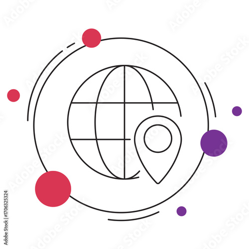 Globe Map Icon, The Importance of Globe Maps in Learning, How Globe Maps Represent the Earth Accurately, Globe Maps Digital Maps What to Know, Exploring the World Through Globe Maps, vector
