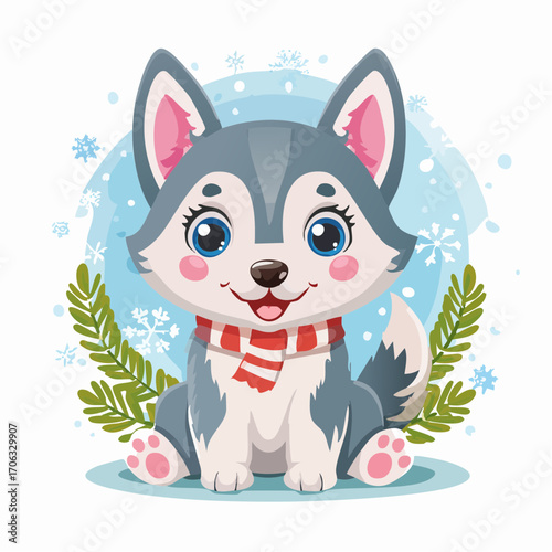 Niedlicher Husky