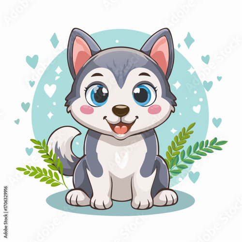 Niedlicher Husky