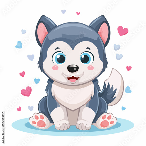 Niedlicher Husky