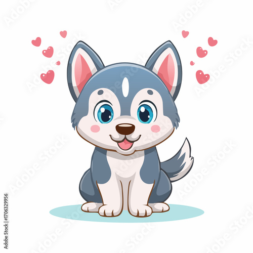 Niedlicher Husky