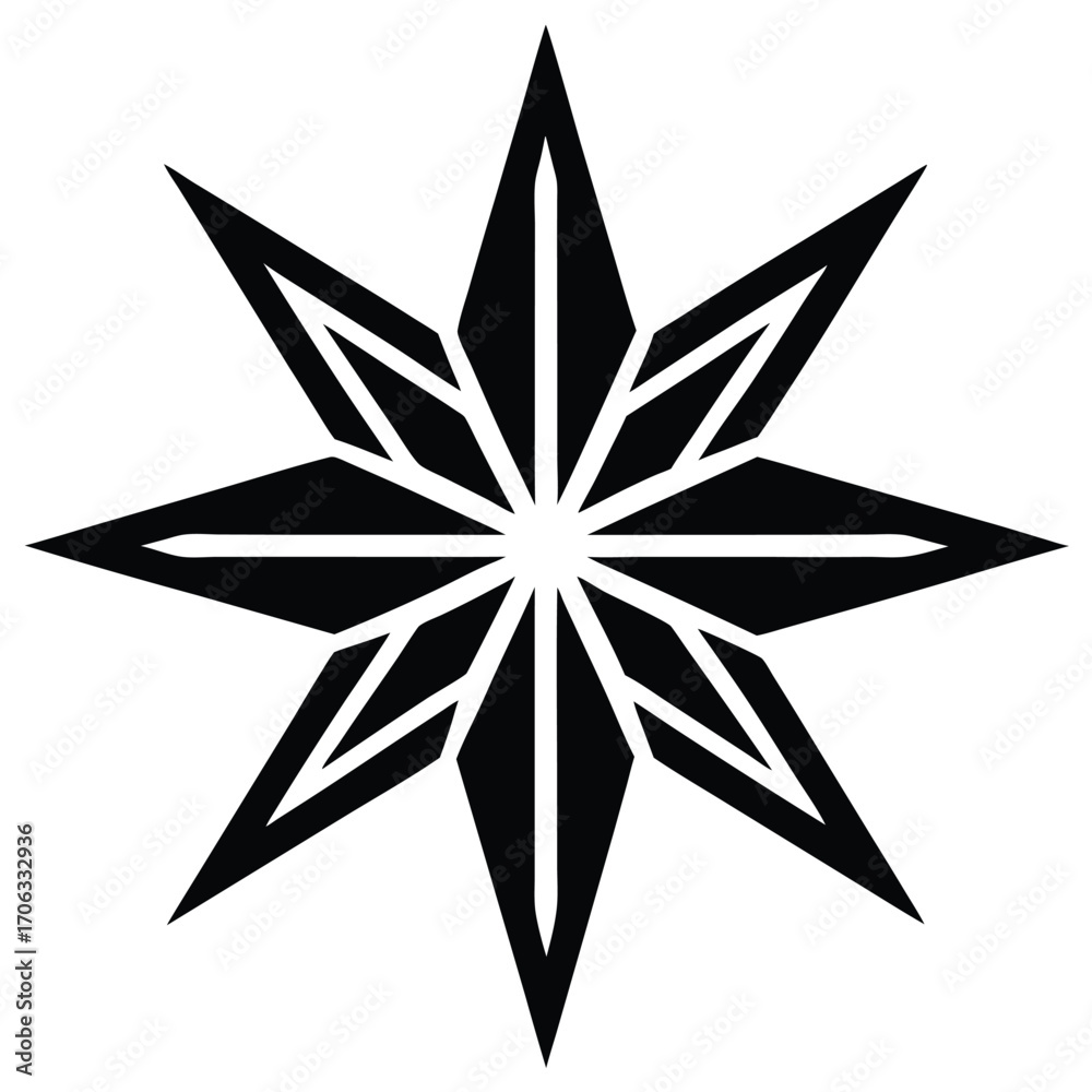 Obraz premium bethlehem star vector icon