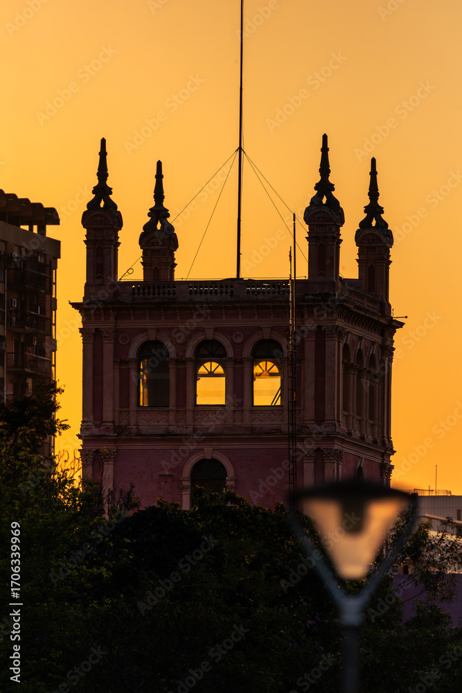 Fototapeta premium atardecer calido