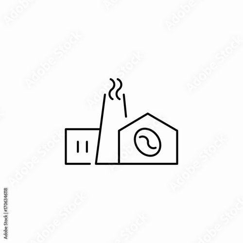 factory and mill icon sign vector