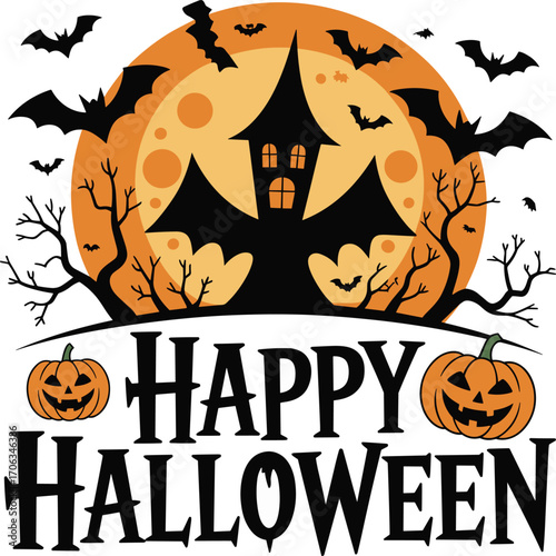 Happy Halloween Festive Illustration