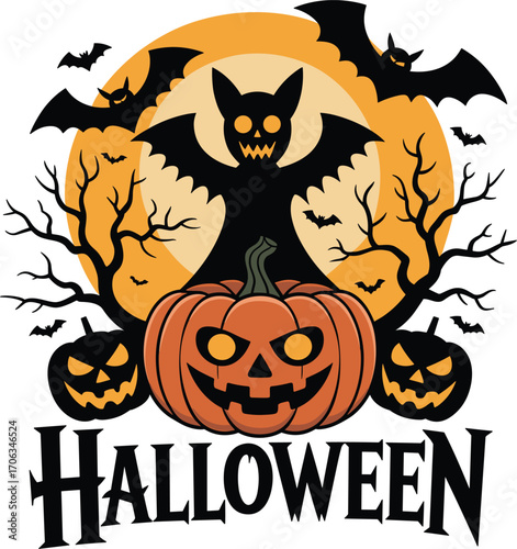 Happy Halloween Festive Illustration