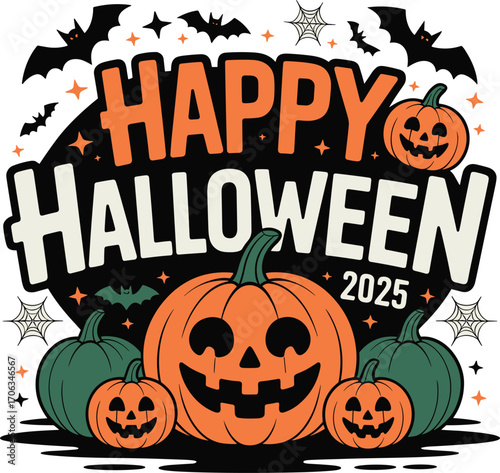 Happy Halloween Festive Illustration
