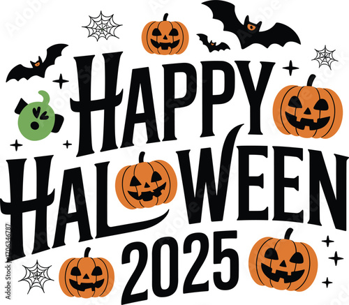 Happy Halloween Festive Illustration