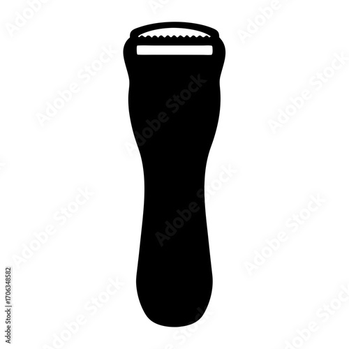 Silhouette of a darbuka drum, a middle eastern percussion instrument