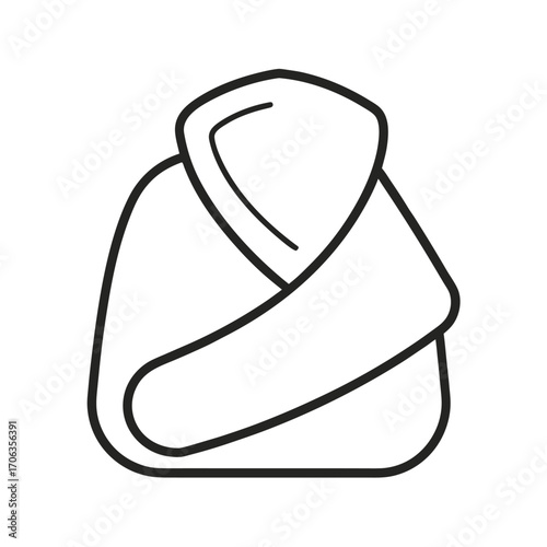 Baby swaddle outline