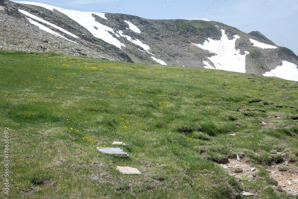 Fototapeta premium Rila Mountain around The Seven Rila Lakes, Bulgaria