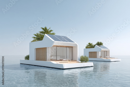 innovative robots are designing sustainable houses on water utilizing advanced green technologies