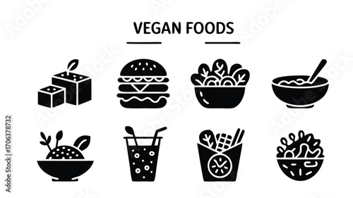 A Comprehensive Collection of Delicious and Healthy Vegan Food Illustrations for Your Next Project