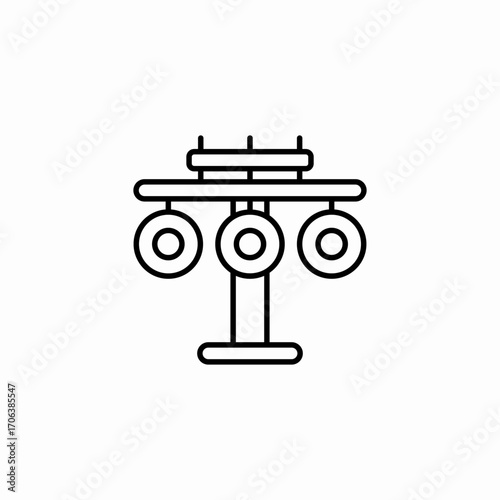 shooting range targets icon sign vector