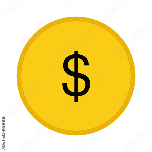 golden dollar sign